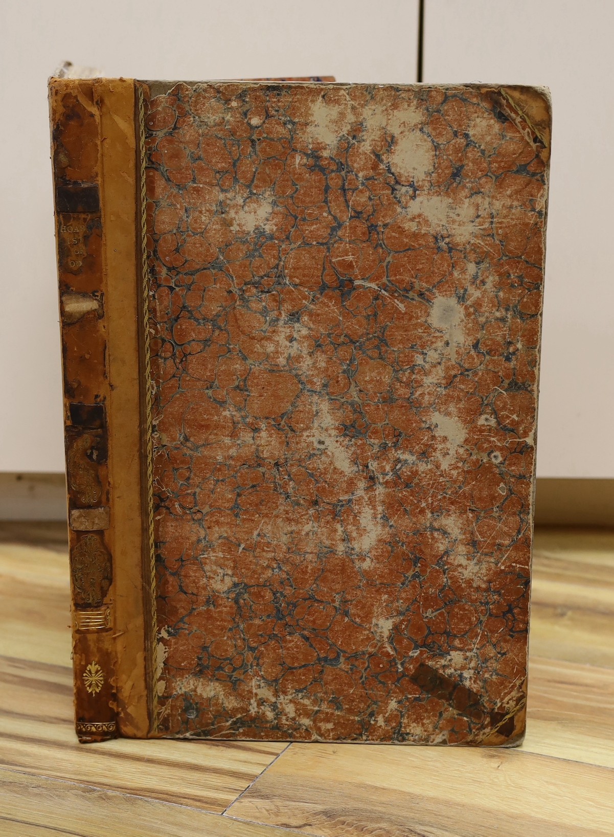 WILTSHIRE - Hoare, Richard Colt, Sir - The History of Modern Wiltshire - Hundreds of Everley, Ambresbury and Underditch, [covers Stonehenge], folio, half calf, with a double folding page map and 16 plates, boards scuffed
